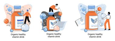 Organik vitamin içeceği zayıf insanları zayıflatmak için sağlıklı bir diyet kokteyli. Vegan detoks yiyecek ve içki metaforu.