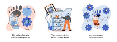 Karbon ayak izi ve sonuçları. Gezegende iklim değişikliğinin nedenleri. Ekolojik sorunlar metaforu