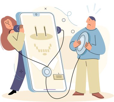 Çevrimiçi tıbbi hizmetler mobil uygulama, danışma ve reçeteli ilaç, teşhis metaforu, e-sağlık