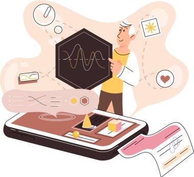 Çevrimiçi tıbbi hizmetler mobil uygulama, danışma ve reçeteli ilaç, teşhis