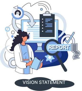 Vizyon beyanı, ana iş fikrinin tanımı, iş formatı, rakiplere karşı avantaj