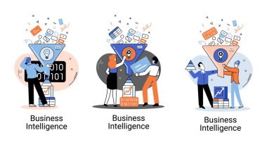 Stratejik kararlar almak için analitik bilgi toplayan ticari istihbarat veri analizi