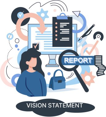 Vizyon beyanı, ana iş fikrinin tanımı, iş formatı, rakiplere karşı avantaj