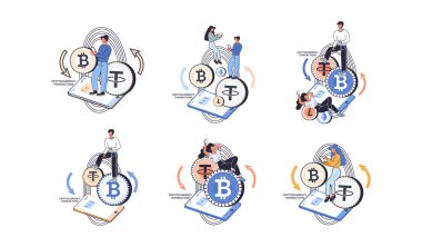 Kripto döviz platformu ve blok zinciri. Bitcoin madencilik, döviz platformu, yatırım teknolojisi