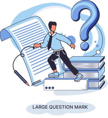 Ladge soru işareti. Problem ve çözüm metaforu. Soru sor. SSS sık sık yardım istedi.