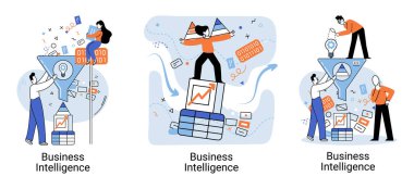 İş zekası, veri analizi, stratejik iş kararları almak için analitik bilgi toplamak. Sonuç almak için sorun çözme, yönetim araçları, girişim stratejisi geliştirme
