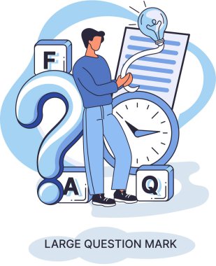 Ladge soru işareti metaforu. Sorun ve çözüm konsepti, soru işareti. Soru sor ve cevapları al. Çevrimiçi destek merkezi. Karmaşık sorunları çözmek, neden forum imzalamak. SSS sık sık yardım istedi.