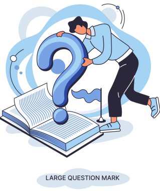 Ladge soru işareti metaforu. Sorun ve çözüm konsepti, soru işareti. Soru sor ve cevapları al. Çevrimiçi destek merkezi. Karmaşık sorunları çözmek, neden forum imzalamak. SSS sık sık yardım istedi.