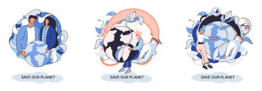 Gezegenimizin ekolojik metaforunu, Dünya gününü, kendi vatanımıza olan sevgimizi koru. Sürdürülebilir bahçe yenilenebilir enerjisi. Doğayı korumak hava ve su kirliliğini, rasyonel tüketimi durdurmak