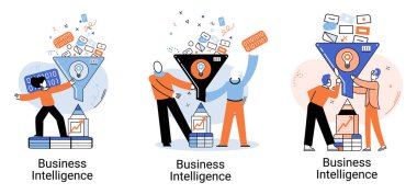 İş zekası, veri analizi, stratejik iş kararları almak için analitik bilgi toplamak. Sonuç almak için sorun çözme, yönetim araçları, girişim stratejisi geliştirme