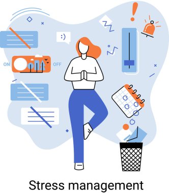 Stress management abstract metaphor, pressure control, depression, emotional tension, mental health management, physical and psychological stress. Way to lead an active, productive and fulfilling life