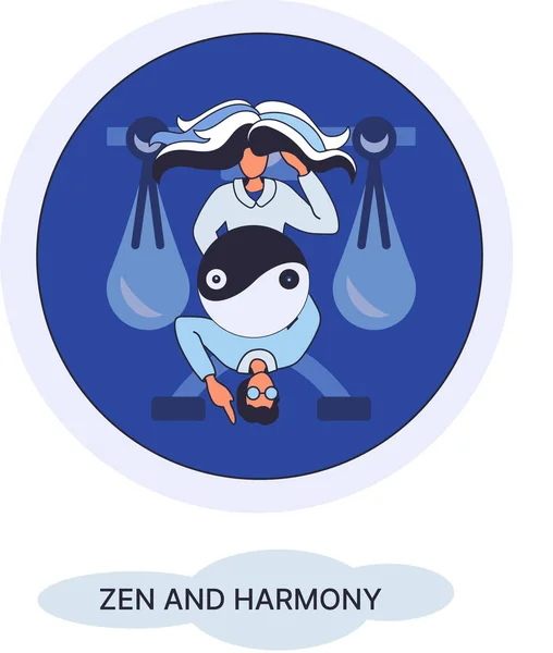Zen and harmony metaphor, meditation practice. Balance, relaxation, mindfulness. Calm person relaxing. Yoga and spiritual practice, relax, recreation, healthy lifestyle. Japanese cult of mind and body