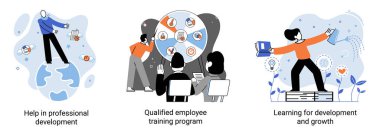 Profesyonel gelişim için yardım. Nitelikli çalışan eğitim programı. Yazılım geliştirme ve büyümeyi öğrenmek. Çevik Proje Yönetimi DevOps Ekibi, Hayat Gürültüsü Projesi toplantısı. Yaratıcı metafor