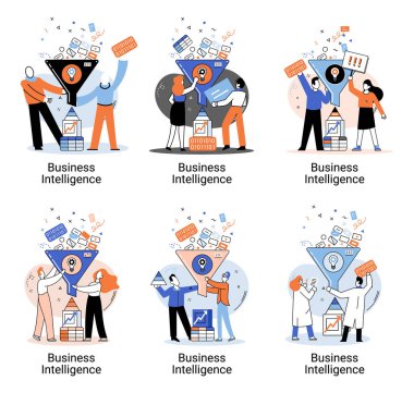 İş zekası, veri analizi, stratejik iş kararları almak için analitik bilgi toplamak. Sonuç almak için sorun çözme, yönetim araçları, girişim stratejisi geliştirme