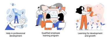 Profesyonel gelişim için yardım. Nitelikli çalışan eğitim programı. Yazılım geliştirme ve büyümeyi öğrenmek. Çevik Proje Yönetimi DevOps Ekibi, Hayat Gürültüsü Projesi toplantısı. Yaratıcı metafor