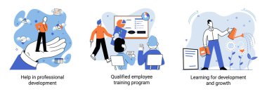 Profesyonel gelişim için yardım. Nitelikli çalışan eğitim programı. Yazılım geliştirme ve büyümeyi öğrenmek. Çevik Proje Yönetimi DevOps Ekibi, Hayat Gürültüsü Projesi toplantısı. Yaratıcı metafor