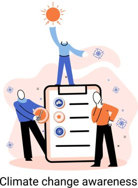 İklim farkındalığı metaforunu değiştirmek, gezegeni kurtarmak, Dünya Çevre Günü, küresel ısınma ekolojik sorunları. İnsan kaynaklı gözlemleme ve öngörülen uzun vadeli değişiklikler iklim anlamına gelir. Doğayı kurtarma stratejisi