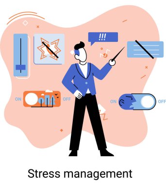 Stress management abstract metaphor, pressure control, depression, emotional tension, mental health management, physical and psychological stress. Way to lead an active, productive and fulfilling life