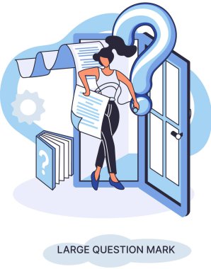 Ladge soru işareti metaforu. Sorun ve çözüm konsepti, soru işareti. Soru sor ve cevapları al. Çevrimiçi destek merkezi. Karmaşık sorunları çözmek, neden forum imzalamak. SSS sık sık yardım istedi.