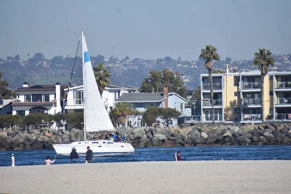 Sailboat Port — Stock Photo, Image