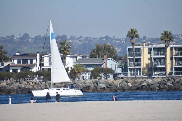 Sailboat Port — Stock Photo, Image