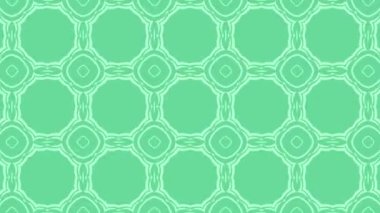 Kaleydoskop arka plan aquamarine rengi. 4k çözünürlüğü.