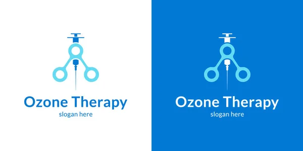 Logotipo Creativo Ozonoterapia Ilustración Vectorial Vector De Stock