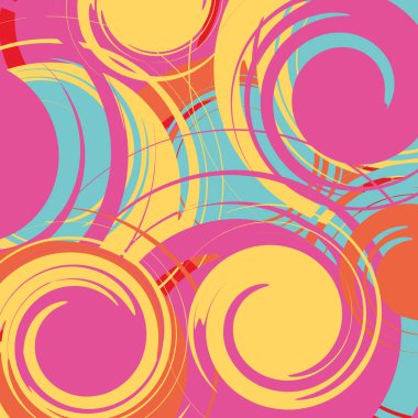 Renkli arka plan. Yaratıcı geometrik renkli parlak arkaplan ve desenler. Parmak izleri, posterler, kartlar vs. için tasarım. Vektör.