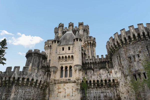 Castelo Medieval Burtron Vizcaya País Basco Espanha — Fotografia de Stock