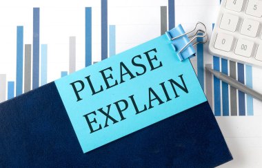 Lütfen arkaplandaki not defterindeki yapışkan nota açıklayın.