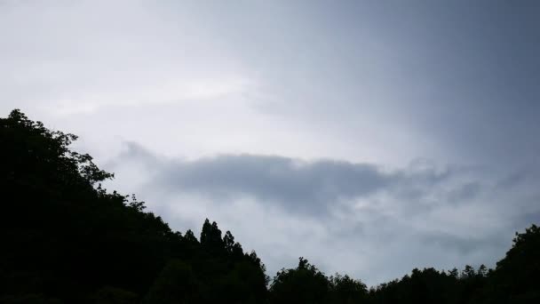 Nuage Écoulement Lent Sur Nature — Video