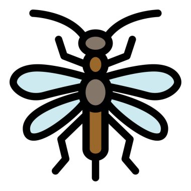 Yılan sineği için doldurulmuş taslak simgesi.