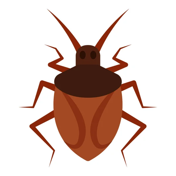 Pictograma Culoare Plat Pentru Bug Tick — Vector de stoc