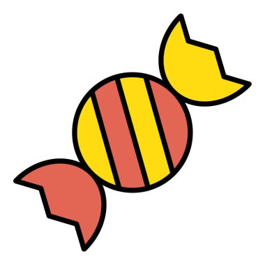 Şeker için doldurulmuş taslak simgesi.