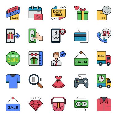 Kara Cuma için taslak simgeleri dolduruldu.