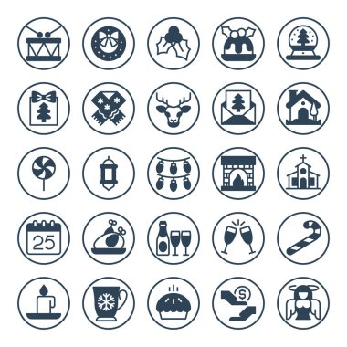 Mutlu Noeller için çember simgeleri çiz.