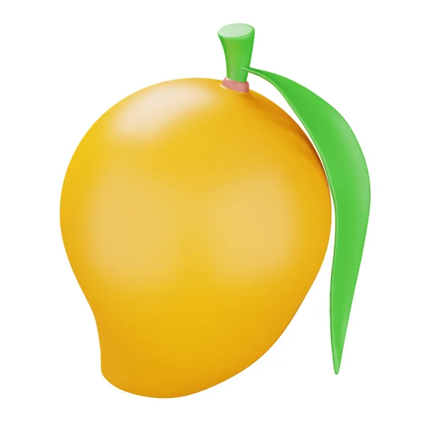 Mango Rendering Isometric Icon — Stock Vector