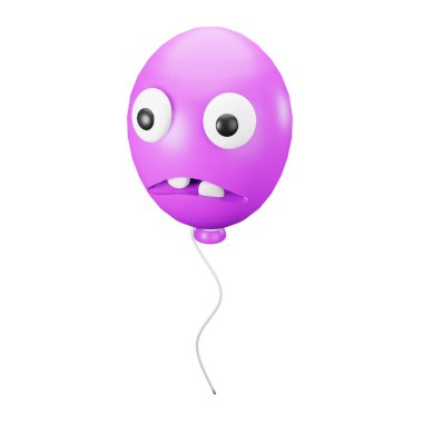 Balon 3d eşölçümleme simgesi.