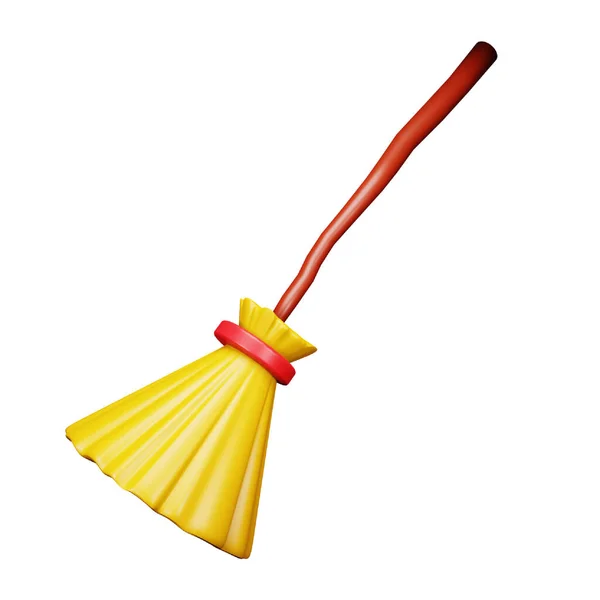 Broomstick Rendering Isometric Icon — 图库矢量图片