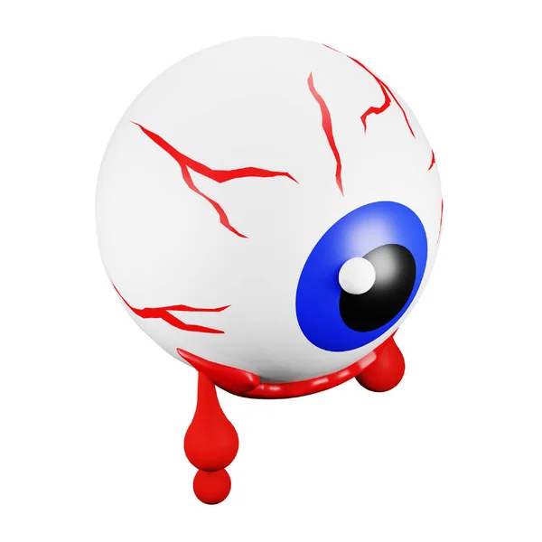 Eyeball Rendering Isometric Icon — Vector de stock