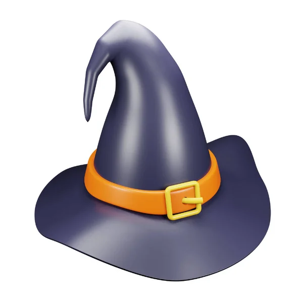 Witch Hat Rendering Isometric Icon — 스톡 벡터