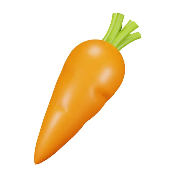 Carrot Rendering Isometric Icon — Wektor stockowy