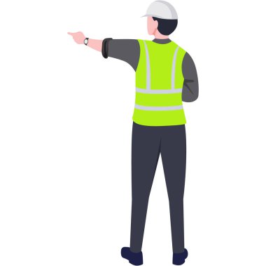 İnşaat mühendisi çizimi.