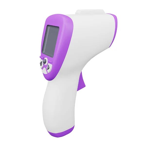 Digital Thermometer Rendering Isometric Icon — ストックベクタ
