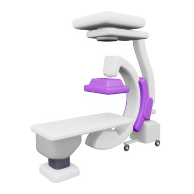 Medical equipment 3D rendering isometric icon.