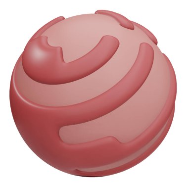 Pluto planet 3d rendering isometric icons.