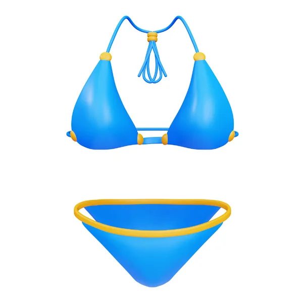 Bikini Rendering Isometric Icon — ストックベクタ