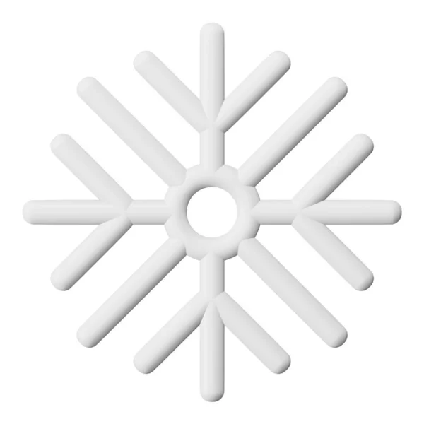 Christmas Snow Rendering Isometric Icon —  Vetores de Stock