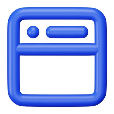 Tarayıcı 3d eşölçümleme kalın çizgi simgesi.