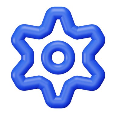 Ayarlar 3d eşölçümleme simgesi.